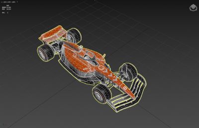 F1赛车max,fbx,obj模型