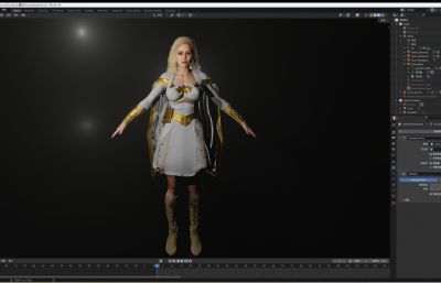 星光女超人blender模型