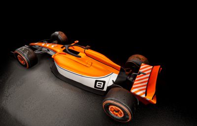 F1赛车max,fbx,obj模型