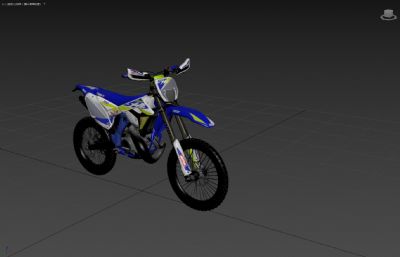 越野摩托车max,fbx,obj模型