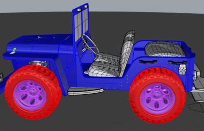 威利斯吉普车rhino模型