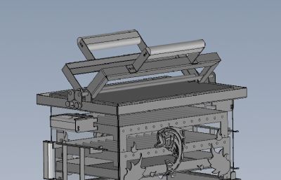 腊味熏制机solidworks模型