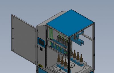 自动化啤酒罐装机solidworks模型3