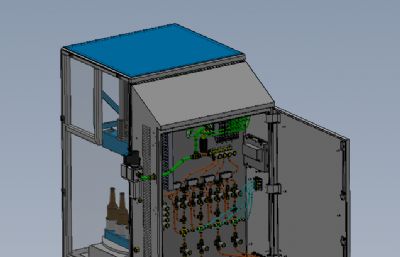 自动化啤酒罐装机solidworks模型