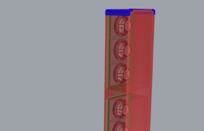 音箱+调音器组合rhino模型