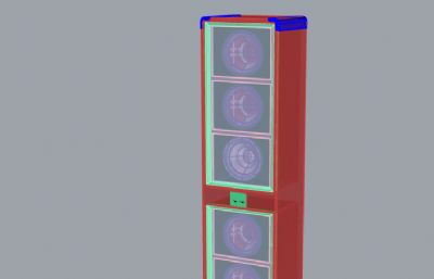 音箱+调音器组合rhino模型