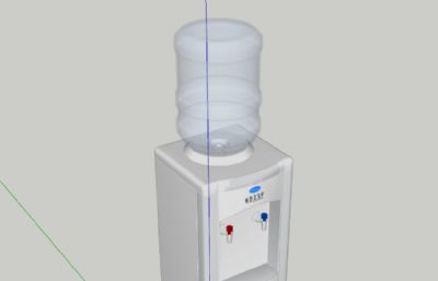 饮水机sketchup模型