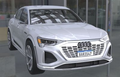 2024款奥迪SQ8 Sportback E-Tron汽车3dmax模型