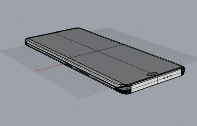 荣耀X60Pro手机3D模型