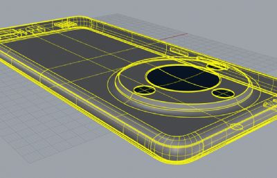 荣耀X60手机3D模型