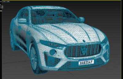 玛莎拉蒂Levante汽车3dmax模型