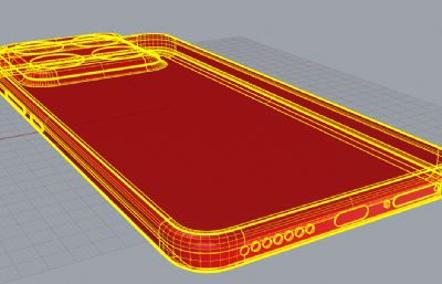 小米15pro手机外观rhino模型