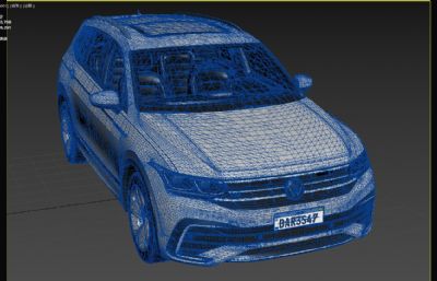 大众Tiguan途观SUV汽车3dmax模型