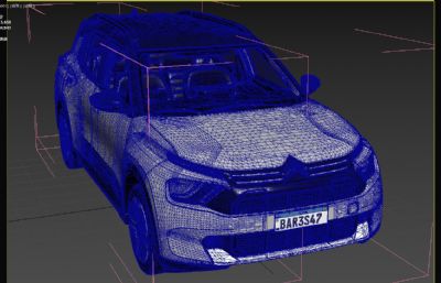 雪铁龙天逸C5 AIRCROSS汽车3dmax模型