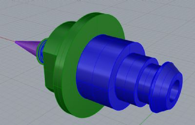 表面贴装式喷嘴rhino模型