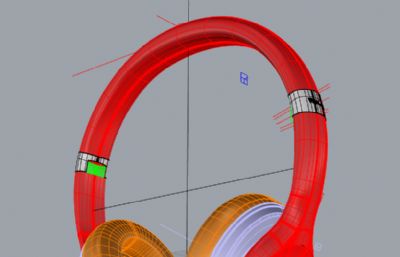 Beats 3 rev 4头戴式无线耳机rhino模型