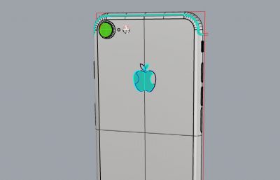 iphone7手机rhino, keyshot文件