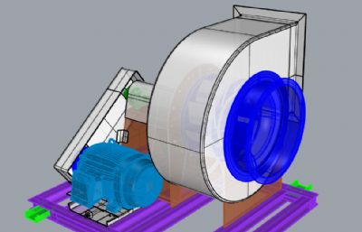 后倾鼓风机rhino模型