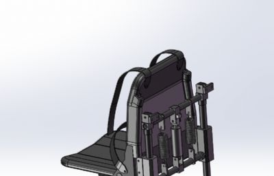 汽车后排座椅solidworks模型