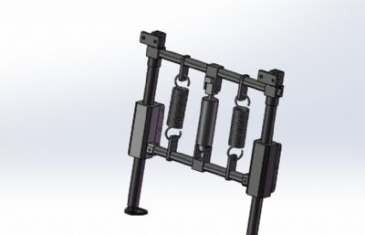 汽车后排座椅solidworks模型