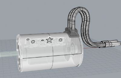 无刷电机rhino模型,有stp文件