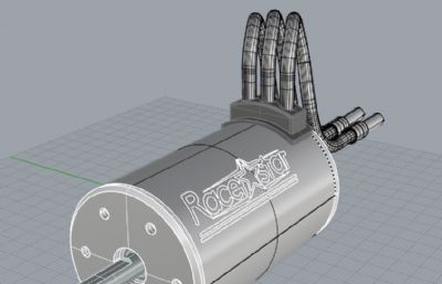 无刷电机rhino模型,有stp文件