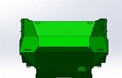 全地形六轮驱动车架主体solidworks模型