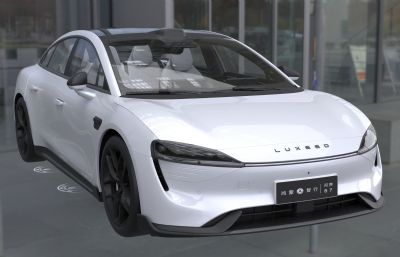 2024款鸿蒙智行智界S7新能源汽车3dmax模型