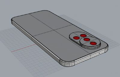 华为nova13手机3D模型