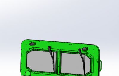 山猫6×6全地形车水陆两栖车solidworks模型