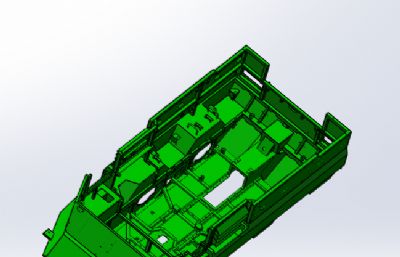 山猫6×6全地形车水陆两栖车solidworks模型