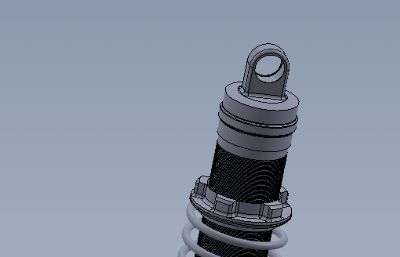 减震器 避震器solidworks模型