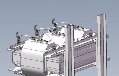 干式变压器solidworks模型