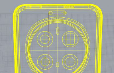 荣耀Magic 7Pro手机3D模型