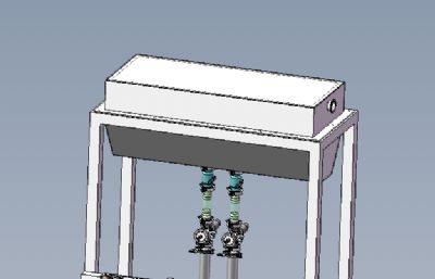 半自动灌袋机solidworks模型