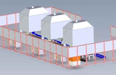 不锈钢管等离子切割设备solidworks模型