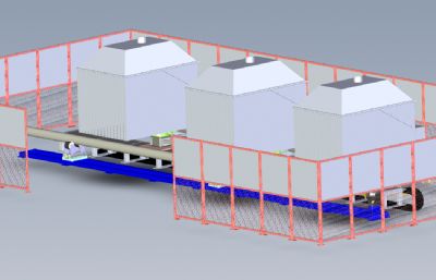 不锈钢管等离子切割设备solidworks模型