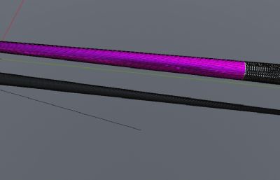 台球杆blender,obj模型