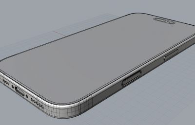 最精细的iPhone16手机3dm,ksp格式模型