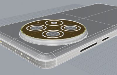 一加13手机3D模型