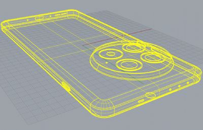 一加13手机3D模型