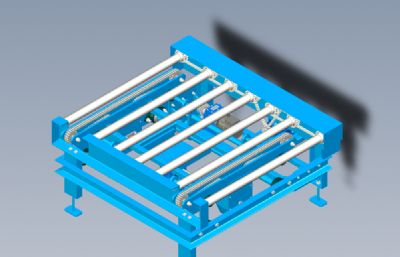 输送机转运托盘stp模型