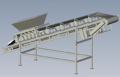 散装物料带式输送机step模型