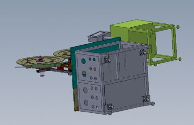 双转盘自动插针机solidworks模型