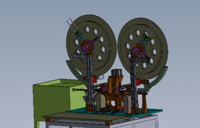 双转盘自动插针机solidworks模型