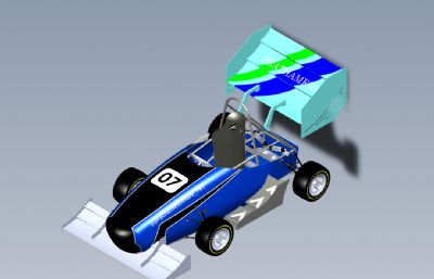 FSAE比赛方程式赛车igs模型