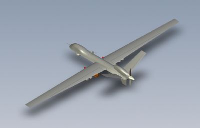 MQ-9捕食者无人机solidworks模型