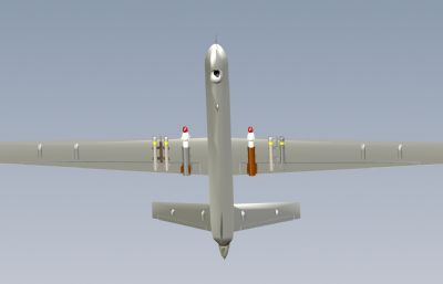 MQ-9捕食者无人机solidworks模型