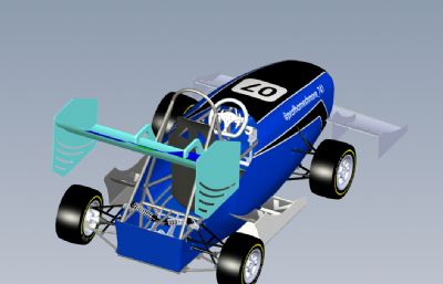 FSAE比赛方程式赛车igs模型