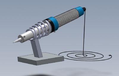 电烙铁solidworks模型